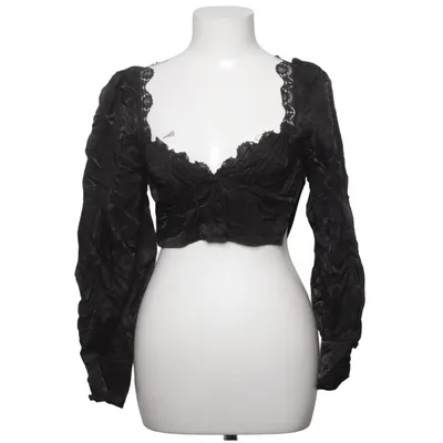 Crop top (Noir) de For Love & Lemons Élasthane, Lyocell, Polyester recyclé, Viscose