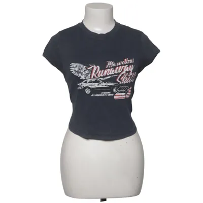T-shirt (Gris) de Bershka Coton, Élasthane