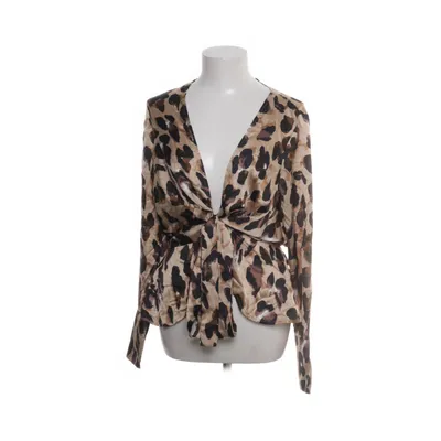 Wikkelblouse (Beige, Meerkleurig) van Boohoo Polyester