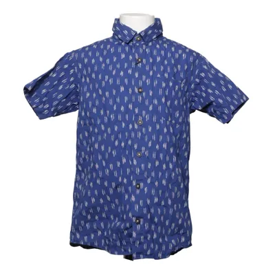Short sleeve shirt (Blue, White) from RJR. John Rocha Cotton