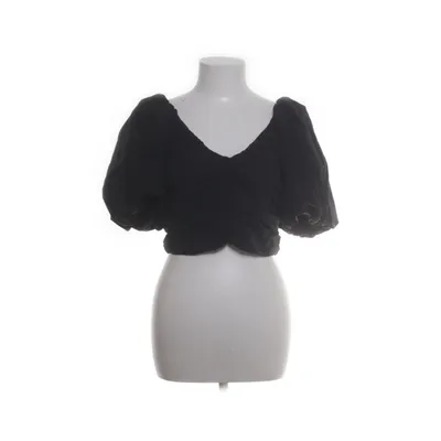 Crop top (Svart) från H&M Trend Bomull, Polyester