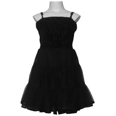 Dress (Black) from Kids by Lindex Elastane, Polyester