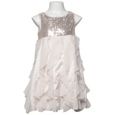 Kjole (Hvid, Guld) fra Kids by Lindex