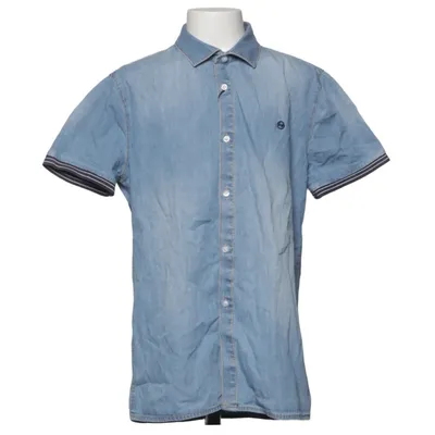 Short sleeve shirt (Blue) from Nukutavake Cotton