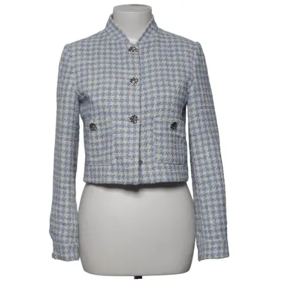 Jacket (Blue, White) from Mango