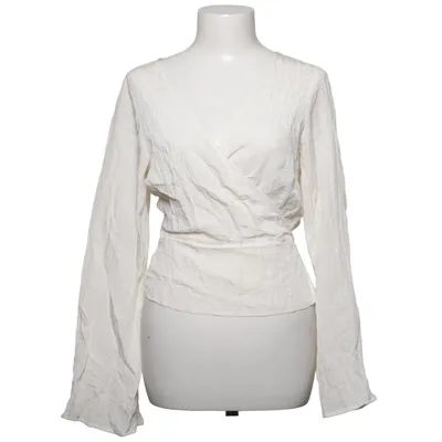 Wikkelblouse (Wit) van Divided by H&M Polyamide, Polyester