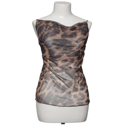 Tanktop (Bruin, Zwart) van Zara Elastaan, Polyester