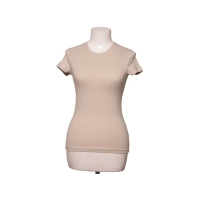 T-shirt (Beige) från Sis by Sisters Bomull, Elastan