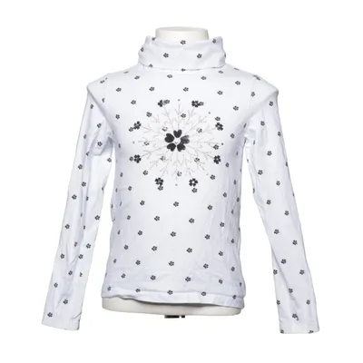 Lange mouwen shirt (Wit, Zwart) van Sergent Major Katoen, Elastaan