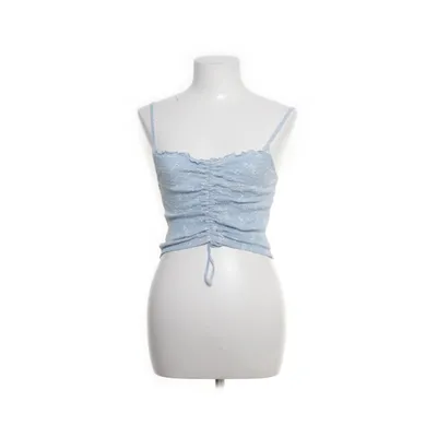 Crop top (Blauw) van New Look Katoen