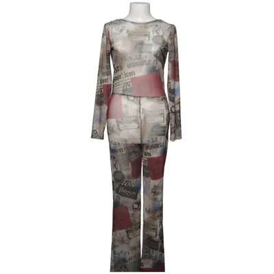 Jumpsuit (Beige, Multicolored) from Jaded London Elastane, Polyester