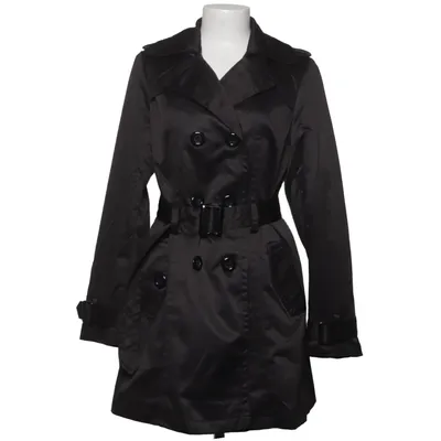Trench coat (Black) from Anima Bella Cotton, Elastane, Viscose