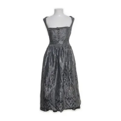 Dirndl (Grå, Blå) från Trachten Deisen Bomull, Linne, Polyester, Silke