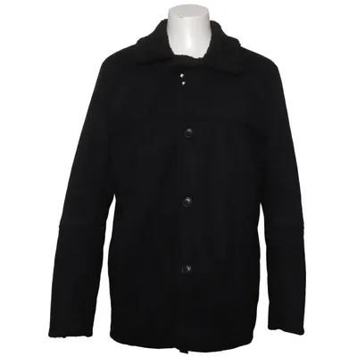 Shearling jacket (Black) from Indigo Polyester