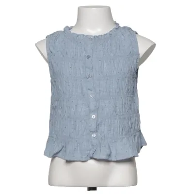 Top (Blauw) van Zara Elastaan, Polyamide, Viscose