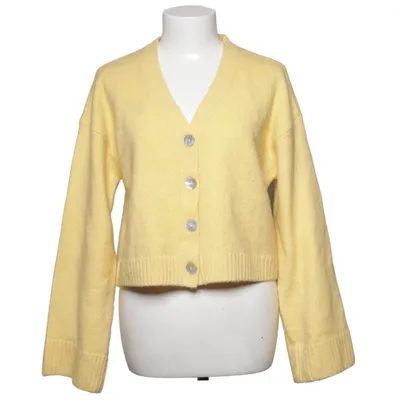 Cardigan (Jaune) de Junkyard Acrylique, Élasthane, Polyamide, Laine