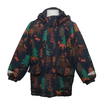 Vinterjakke (Blå, Flerfarvet) fra Lindex Kids Polyester