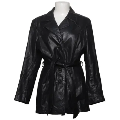 Leather coat (Black) from Wilsons Acetate, Leather