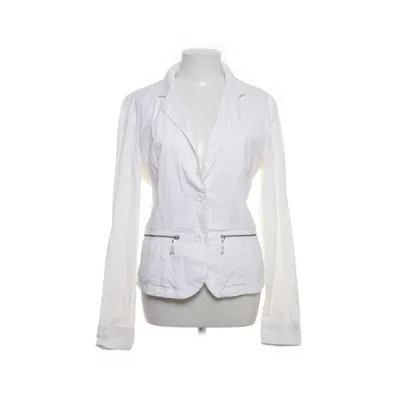 Blazer (White) from Mitch & Co Cotton, Elastane