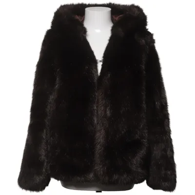 Winterjas (Bruin) van Dry Lake Imitatiebont