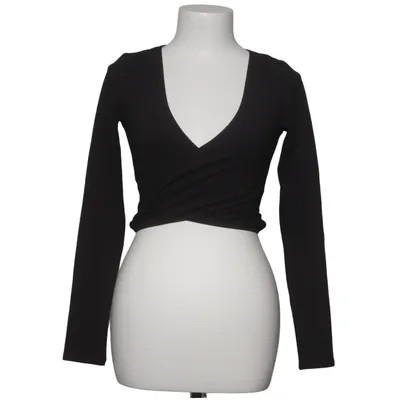 Slå-om top (Sort) fra H&M Move Polyester, Elastan