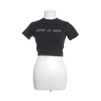 Crop top (Black) from Shyx Cotton, Elastane