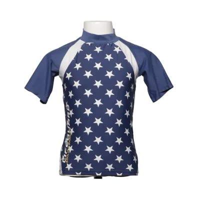 Swim shirt (Blue, White) from Smiling Shark Elastane, Polyester