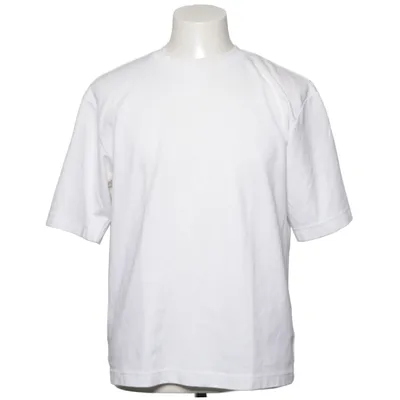 T-shirt (Blanc) de Uniqlo U Coton, Élasthane, Polyester recyclé