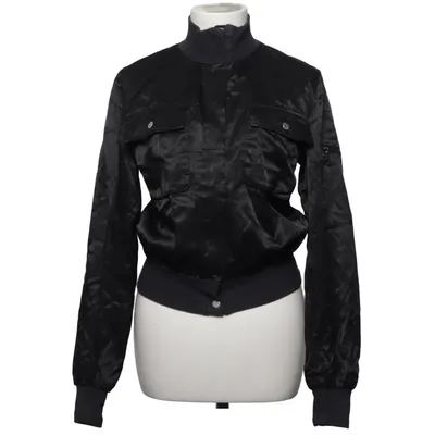 Bomberjakke (Sort) fra U.D.C Bomuld, Viscose
