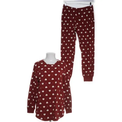 Pyjamas (Vit, Röd) från Nanso Bomull, Elastan