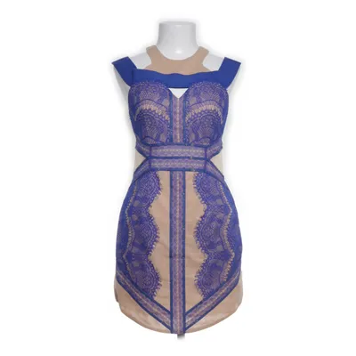 Cocktailklänning (Blå, Beige) från Three Floor