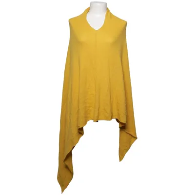 Poncho (Geel) van Cashmere Kasjmier, Merinowol, Polyamide, Viscose