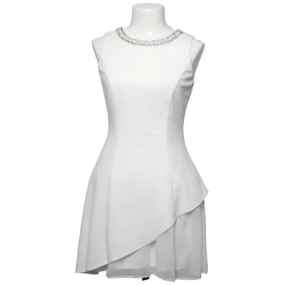 Robe (Blanc) de Elise Ryan Élasthane, Polyester