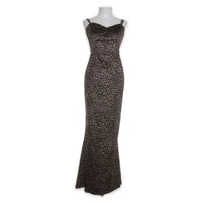 Maxi dress (Black, Beige) from Collectif London Polyester, Viscose