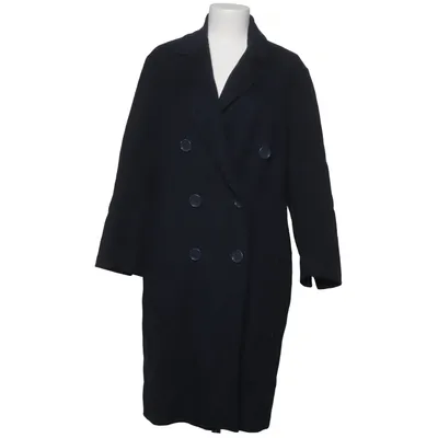 Manteau (Noir) de 'S MaxMara Angora, Soie, Laine