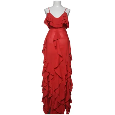 Aftonklänning (Röd) från PrettyLittleThing Elastan, Polyester