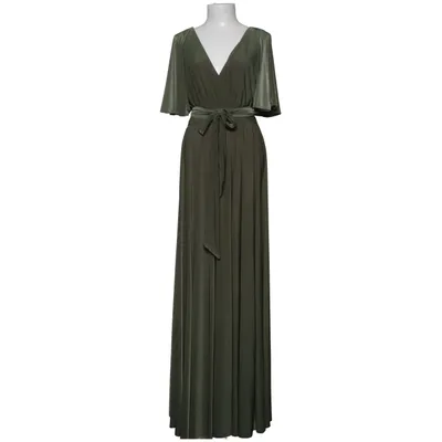 Robe longue (Vert) de Goddiva Élasthane, Polyester