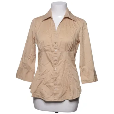 Shirt (Beige) van H&M Katoen, Elastaan, Polyamide