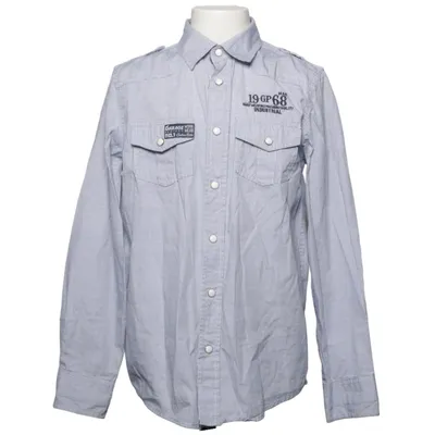 Shirt (Blue, White) from Rebel Cotton