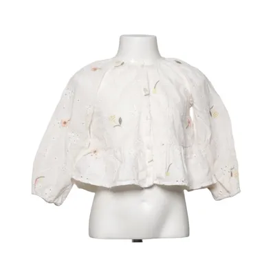 Bluse (Beige, Flerfarvet) fra Zara Bomuld