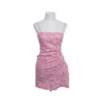 Klänning (Rosa, Flerfärgad) från Zara Bomull, Linne