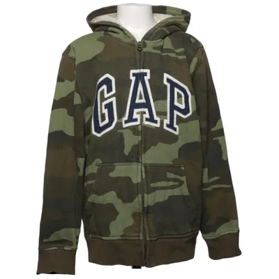 Kapuzenpullover (Grün) von Gap Kids Baumwolle, Polyester