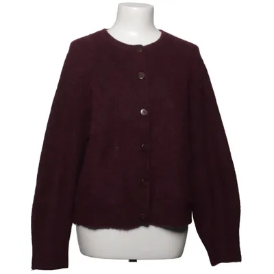Strickjacke (Lila) von WE Alpakawolle, Elasthan, Recyceltes Polyester