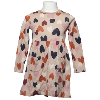 Dress (Beige, Multicolored) from Polarn O. Pyret Cotton, Merino wool, Polyamide