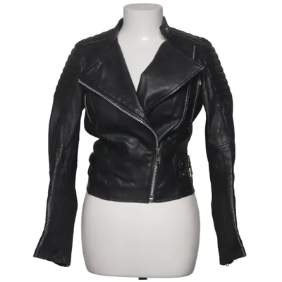 Biker jacket (Black) from Meotine Leather