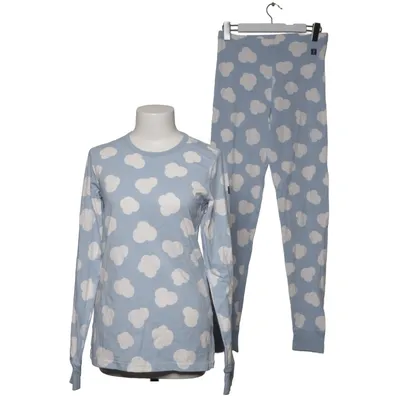 Pajamas (Blue, White) from Polarn O. Pyret Elastane, Organic cotton