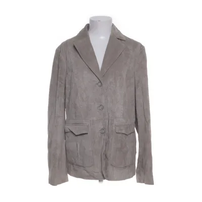 Blazer en cuir (Gris) de C&A Daim, Cuir