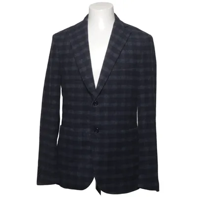 Blazer (Gray, Blue) from Spada Elastane, Polyester, Wool