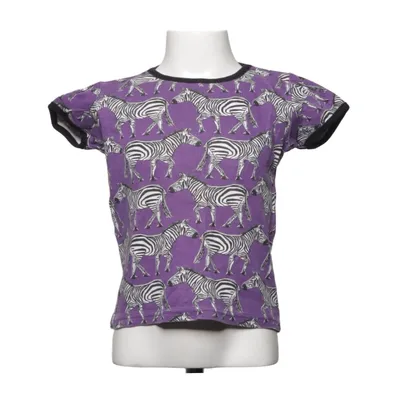 T-shirt (Lila, Svart, Vit) från Duns Ekologisk bomull