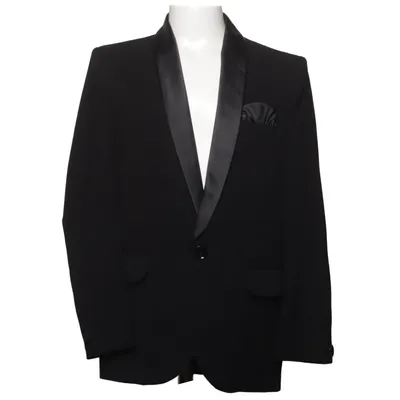 Smokingblazer (Sort) fra John Cooper Polyester